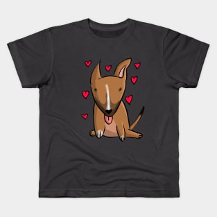 I <3 my Bull Terrier #2 Kids T-Shirt